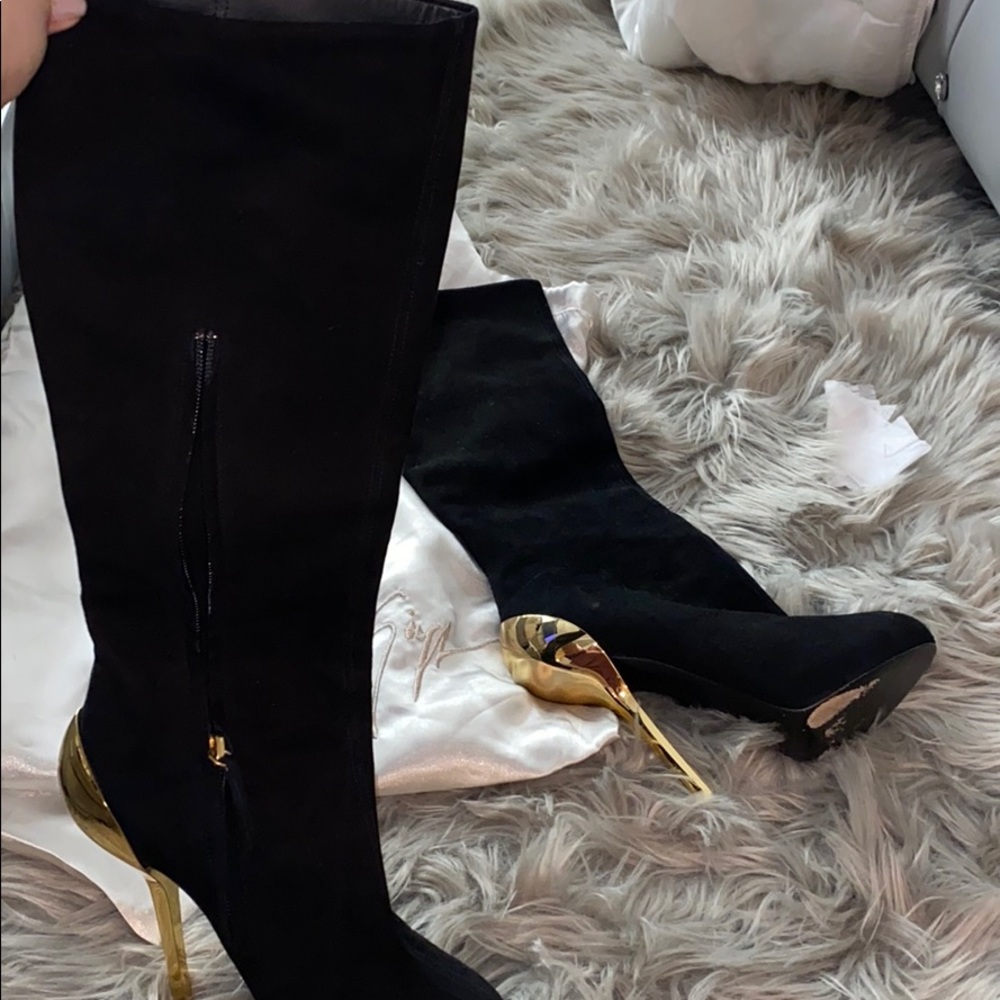 Giuseppe suede high boots